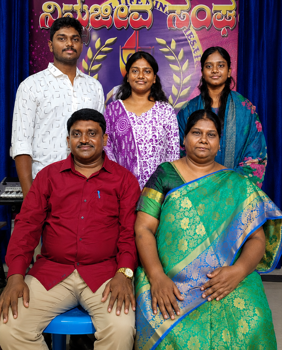 Pastor Ramesh Babu ministering
