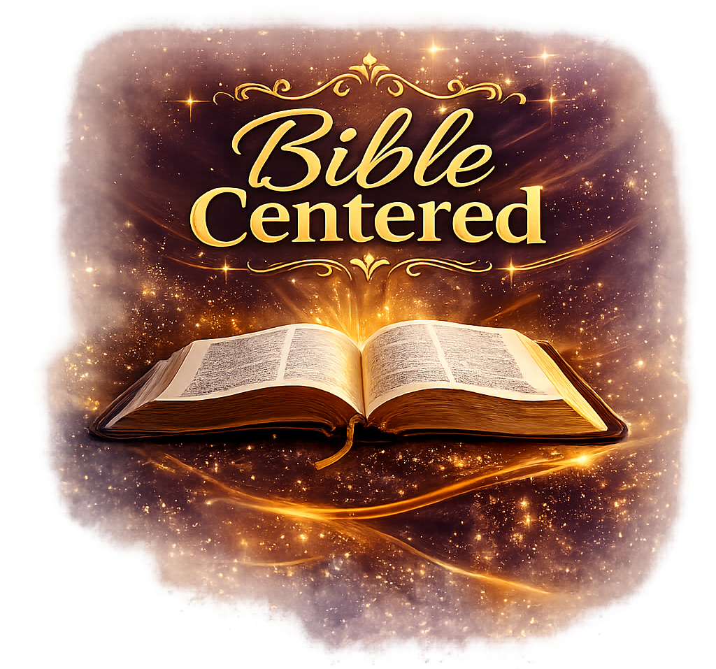 An open Bible on the pulpit at Eternal Life Church