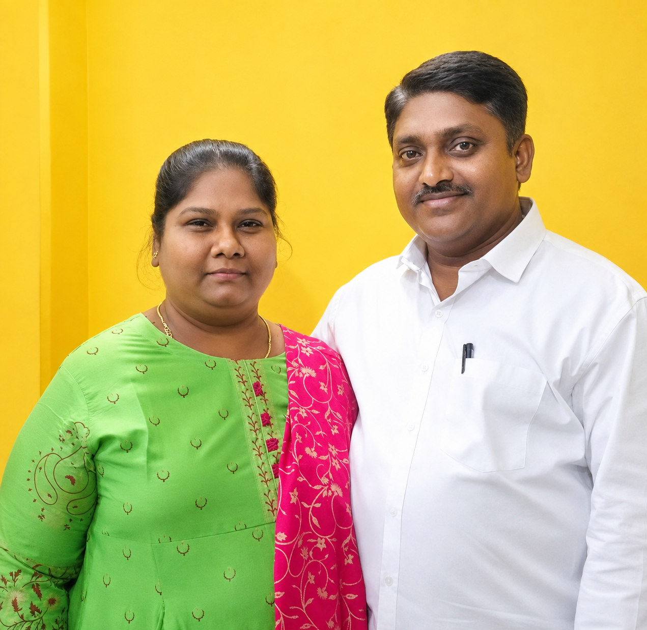 Placeholder for a photo of Pastor Ramesh Babu and Mrs. Rebeca Ramesh